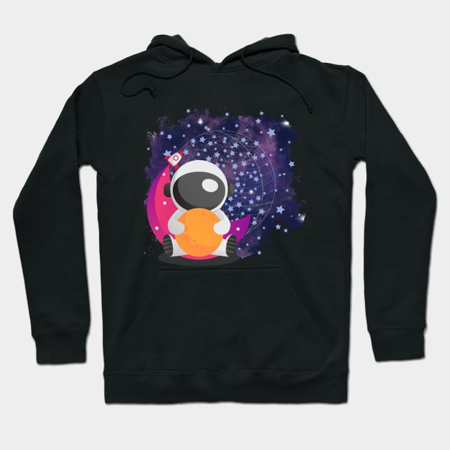 Space travel cute hoodie shop